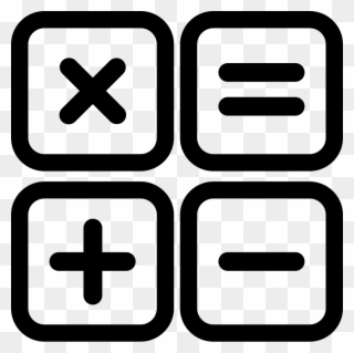 Calculator Comments - Plus Minus Multiply And Divide Clipart