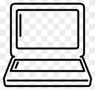 Laptop Svg Outline - Laptop Icon Outline Png Clipart