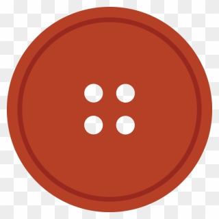Bright Rediant Round Cloth Button With 4 Hole - Shirt Button Vector Png Clipart