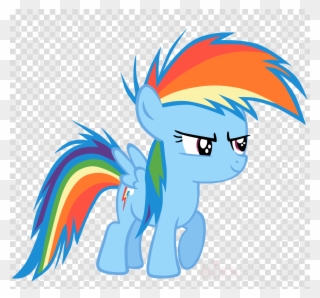 Mlp Rainbow Dash Filly Clipart Rainbow Dash Pony Rarity - Rainbow Dash - Png Download