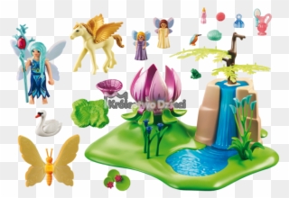 Świecący Kwiat Dzieci Wróżek - Playmobil 9135 Mystical Fairy Glen Clipart
