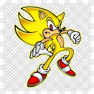 Sonic Yellow Png Clipart Sonic The Hedgehog Knuckles - Super Sonic Musmatta Ill Barn Som Älskar Super Sonic Transparent Png