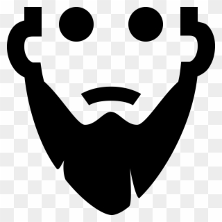 This Is A Picture Of A Man With A Long Beard - Beard Clipart