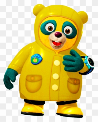 Special Agent Oso Wearing Rain Coat - Agent Oso And Wolfie Clipart
