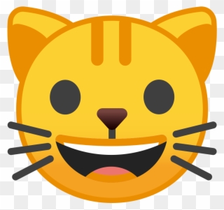 Clip Art Cat Face Icon - 😻 Emoji - Png Download