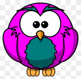 Purple And Grey Hoot Clip Art At Clker Com - Png Download