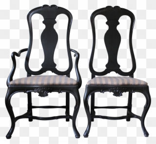 Vintage Used Black Dining Chairs Chairish Mid Century Clipart