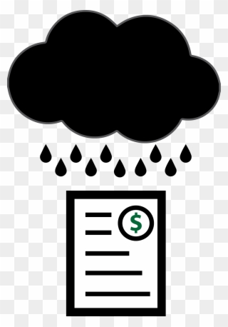 Eliminate The Black Cloud Hanging Over Your Expense Clipart