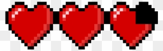 Legend Of Zelda Three Heart Container Clipart