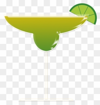 Cartoon Cocktail Garnish Drawing Glass Clipart