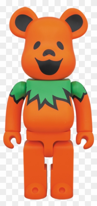 Be@rbrick 400% Grateful Dead Dancing Bear Clipart