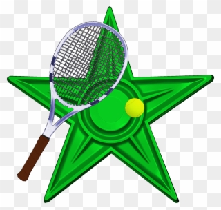 Tennis Barnstar Hires Clipart