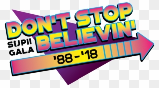 The Don't Stop Believin' Gala On Saturday Night Was Clipart