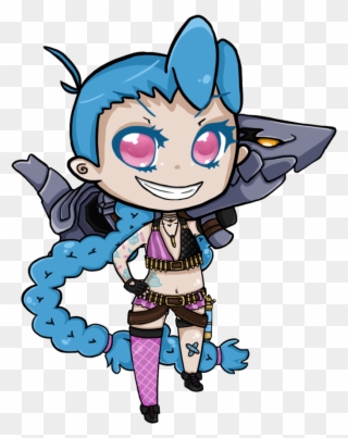 Jinx Lol Chibi Clipart