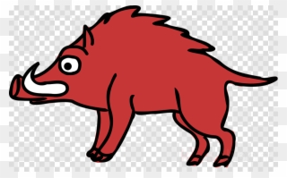 Cartoon Boar Png Clipart Domestic Pig Common Warthog Transparent Png