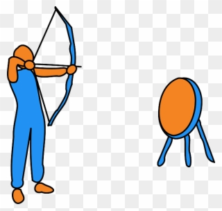 Man, Sports, Aim, Archer, Arrow, Bow, Bullseye, Fire Clipart