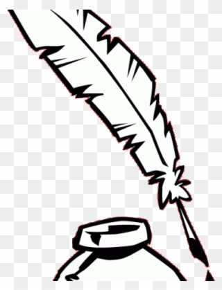 Pen Clipart Inkwell - Png Download