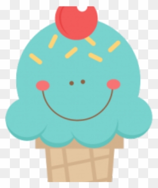 Ice Cream Clipart Cute - Cute Ice Cream Shop Clipart - Png Download