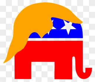 Three Strategies To Survive The Trump Era - Cute Republican Elephant Clipart