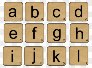 Letter Tiles Cliparts - Scrabble Tiles Clip Art Free - Png Download