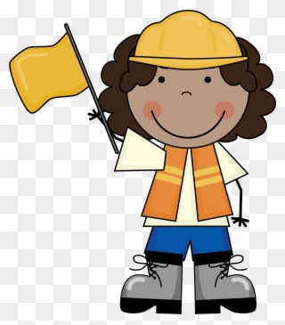 Index Of Images Scrappin - Construction Worker Boy Clip Art - Png Download