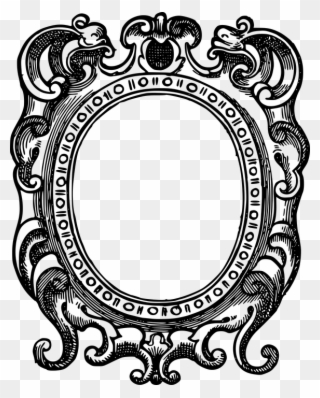 Border Graphics Free - Ornate Frame Vector Png Clipart