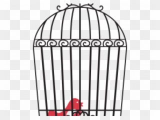 Cage Clipart Caged Bird - Bird Cage Clipart Png Transparent Png