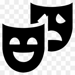 Theatre Clipart Theatre Mask Clip Art - Theater Mask Clipart - Png Download
