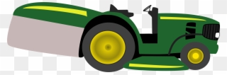 Lawn Mowers John Deere Tractor - Lawn Mower Tractor Png Clipart