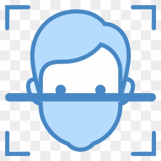 Facial Recognition Icon - Face Recognition Icon Png Clipart