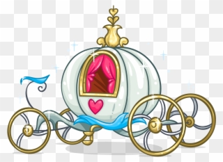 Carriage Clipart Cinderella Story - Cinderella Pumpkin Carriage Cartoon - Png Download