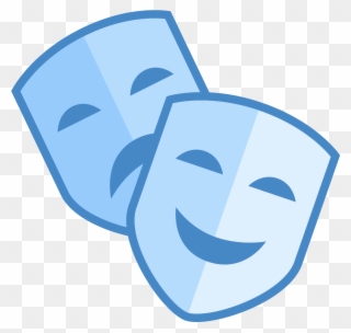 Theatre Clipart Mask Icon - Theatre Mask Icon - Png Download