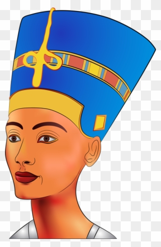 Egyptian Queen Clipart - Nefertiti Pop Art - Png Download