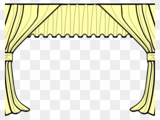 Curtain Clipart Drama - Curtains Clipart - Png Download