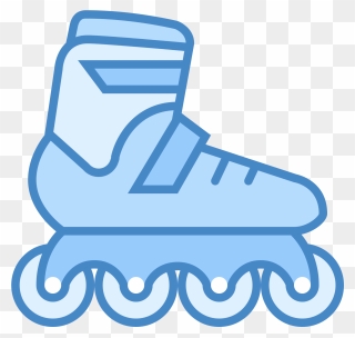 Wheel Clipart Rollerblade - Rollerblaides Icon - Png Download