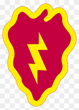 Drawings Of Lightning Bolts - 25th Infantry Division Patch Clipart