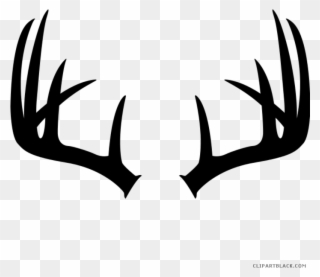 Clipart Freeuse Deer Antlers Animal Free - Single Deer Antler Svg - Png Download