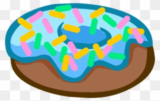 Png Photo, Doughnuts, Snacks, Clip Art, Appetizers, - Club Penguin Donut Item Transparent Png