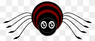 Insects Spider Clipart - Cartoon Free Spider Clipart - Png Download