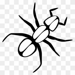 Ant Black And White Ant Free Illustrations On Pixabay - Outline Of An Ant Clipart