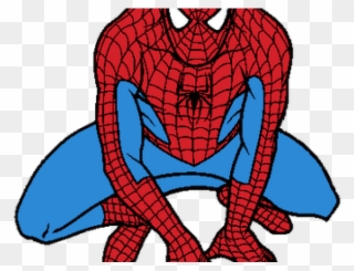 Spider Man Clipart Head And Shoulder - Spiderman Clip Art - Png Download