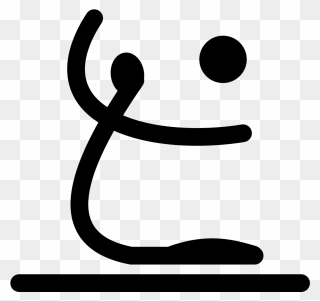 File - Volleyball - Paralympic Pictogram - Svg - Wikimedia - Sitting Volleyball Pictogram Clipart
