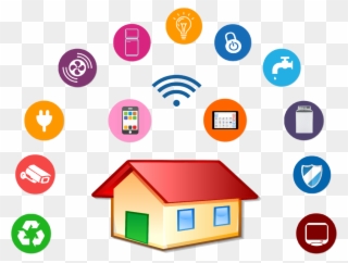 Homes Mishi Solutions When Youre Not Home - Smart House Icon Png Clipart