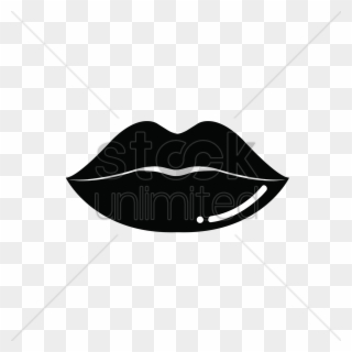 Black And White Lips Vector Png Clipart Clip Art - Black And White Lips Vector Png Transparent Png