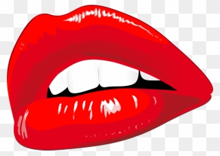 Red Lips Png Clip Art - Red Lips Art Png Transparent Png