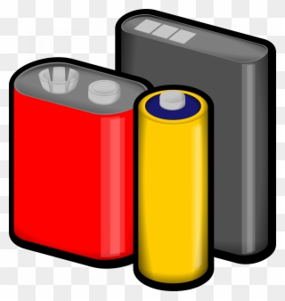 Batteries Clipart Electric Battery Nine-volt Battery - Batteries Clipart Png Transparent Png