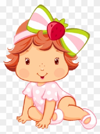 Baby Strawberry Shortcake Clip Art - Baby Strawberry Shortcake Characters - Png Download