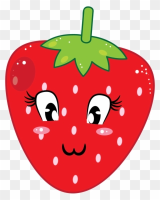 Strawberry - Strawberry Clipart With Face - Png Download