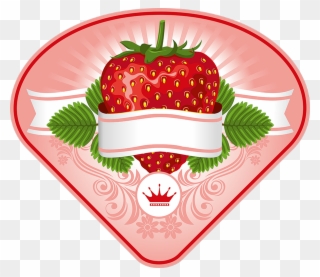 Strawberry Clipart, Scrap, Strawberry Shortcake, Printables, - Label Vector - Png Download
