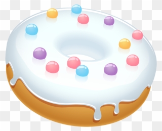 Shutterstock 195976881 - Clipart Donuts Png Transparent Png